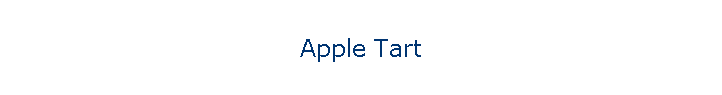 Apple Tart